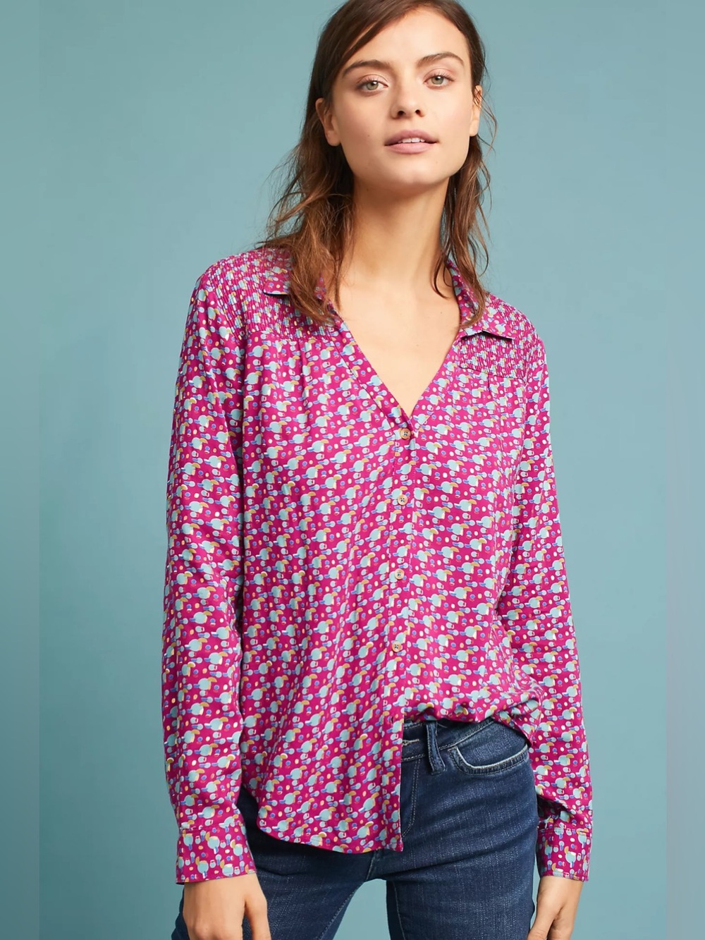Maeve Amara Printed Blouse